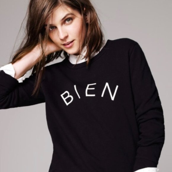 Madewell Tops - MADEWELL | Bien Fait Black Sweatshirt Pullover size XS